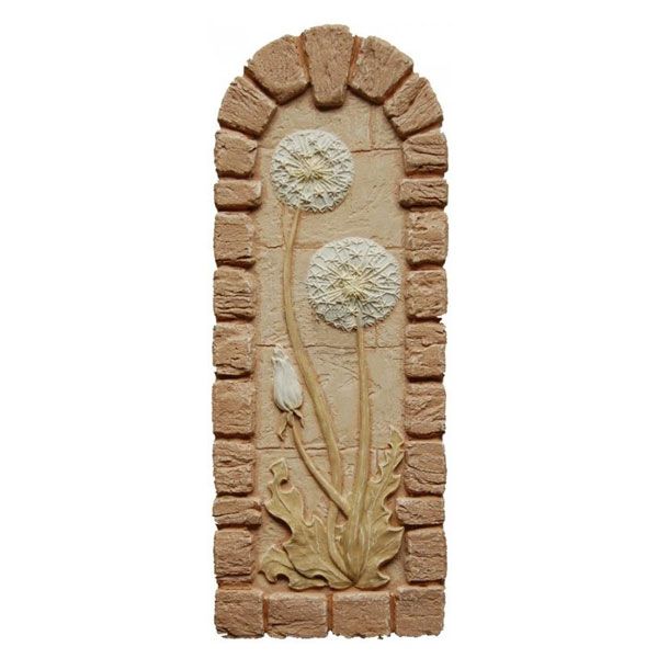 Декор гипсовый Одуванчик золото