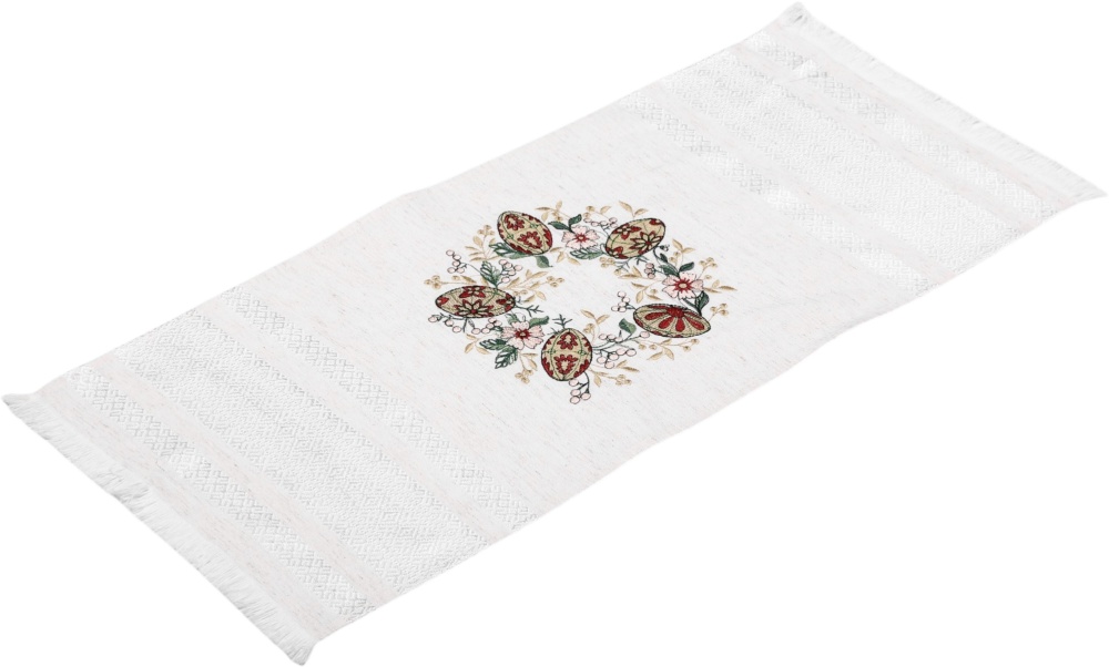 Рушник великодній 761-25/00 32x72 см Едельвіка бежевий