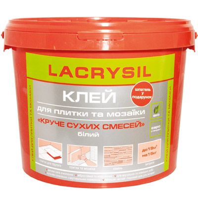 Клей для мозаики и плитки Lacrysil 15 кг