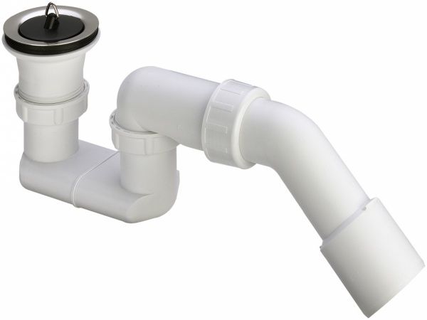 Сифон для поддона Viega с клапаном 312138