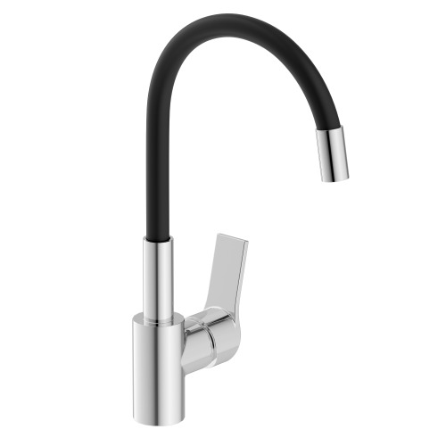 Змішувач для кухні Imprese WITOW з гнучким виливом, хром
