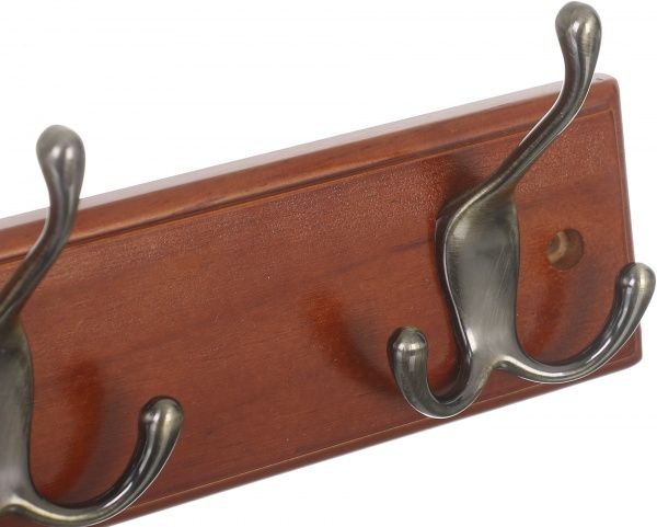 Вешалка для одежды IV тип 1+2 бронза/орех