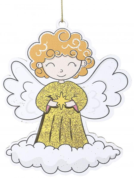 Ангелочек добрых дел МДФ 10 см