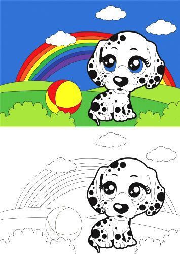 Раскраска «Dogs» 4402647021145