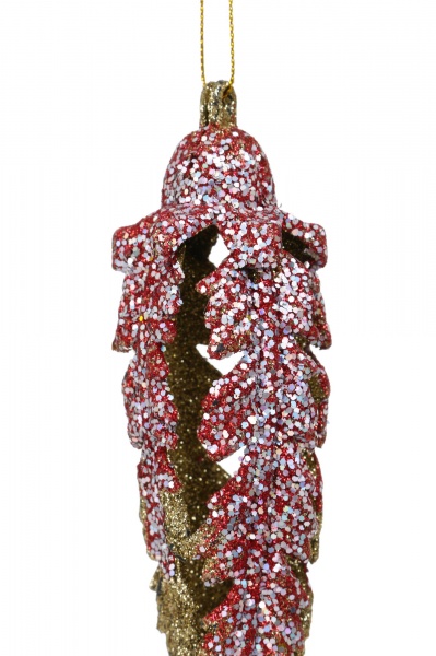 Декоративная подвеска Сосулька 4x20 см HF20Y5-43 золотой