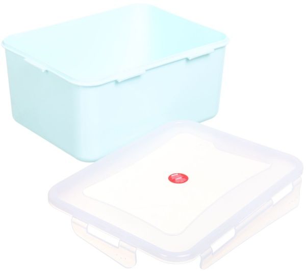 Контейнер Фієста 6 л прямокутний салатовий Алеана