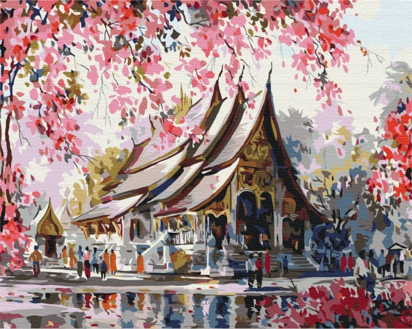 Картина за номерами Тайський храм BS3259 40х50 см Brushme 