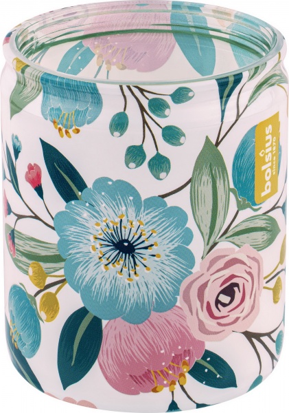 Свеча в стакане Bolsius Flowers 82/68 аромат лаванда 