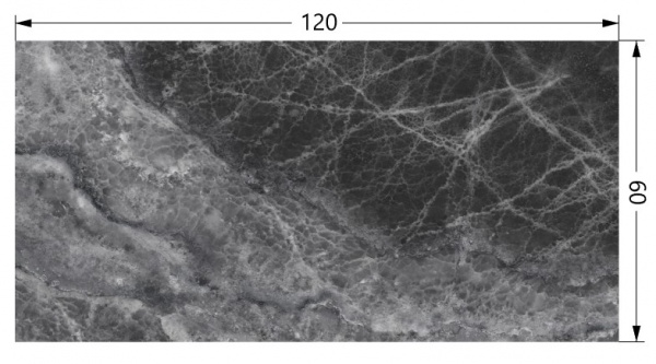 Плитка Cifre Ліксіум Блек пул 60x120 