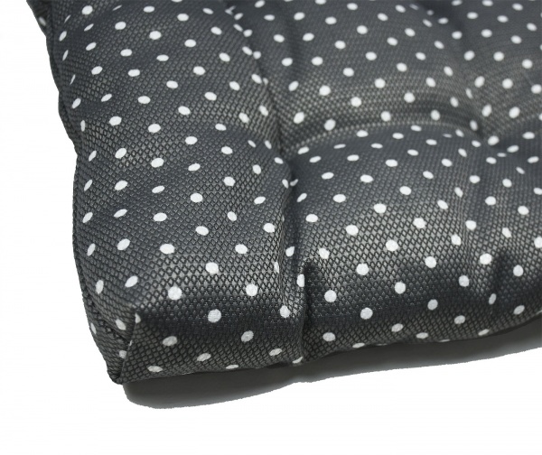 Подушка на стул Macao Горох серый Прованс