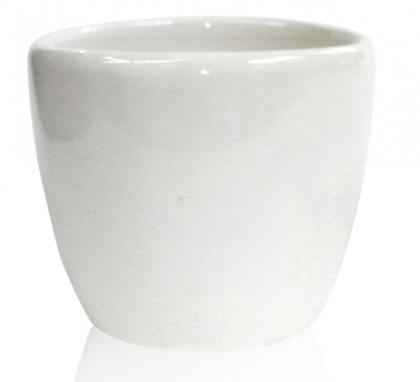 Кашпо керамическое Eterna круглый 0,25 л белый (207-7) 
