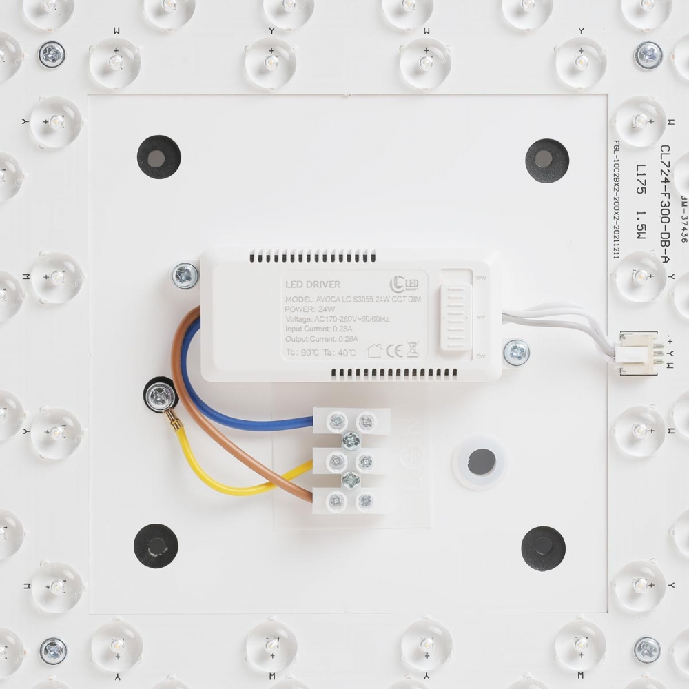 Світильник стельовий LED CONCEPT AVOCA LC S3055 24 Вт білий 2800/4000/6000 К