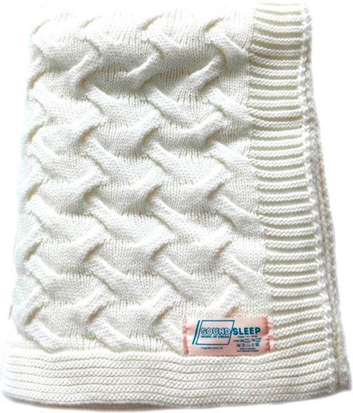 Плед Varanasi 200x220 см молочний SoundSleep 