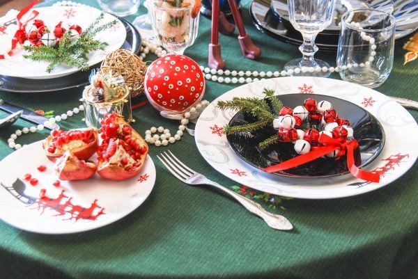 Сервиз столовый 18 предметов на 6 персон Jassy New Year Maison Forine