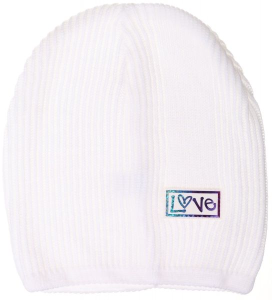 Шапочка детская для девочки Kraft+ 7501 р.52-54 белый 