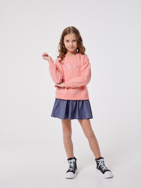 Платье Smil 120341 р.128 коралловый 