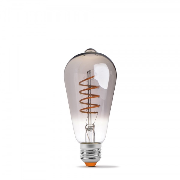 Лампа світлодіодна Videx FIL ST64 4 Вт E27 2100 К 220 В прозора 25173 