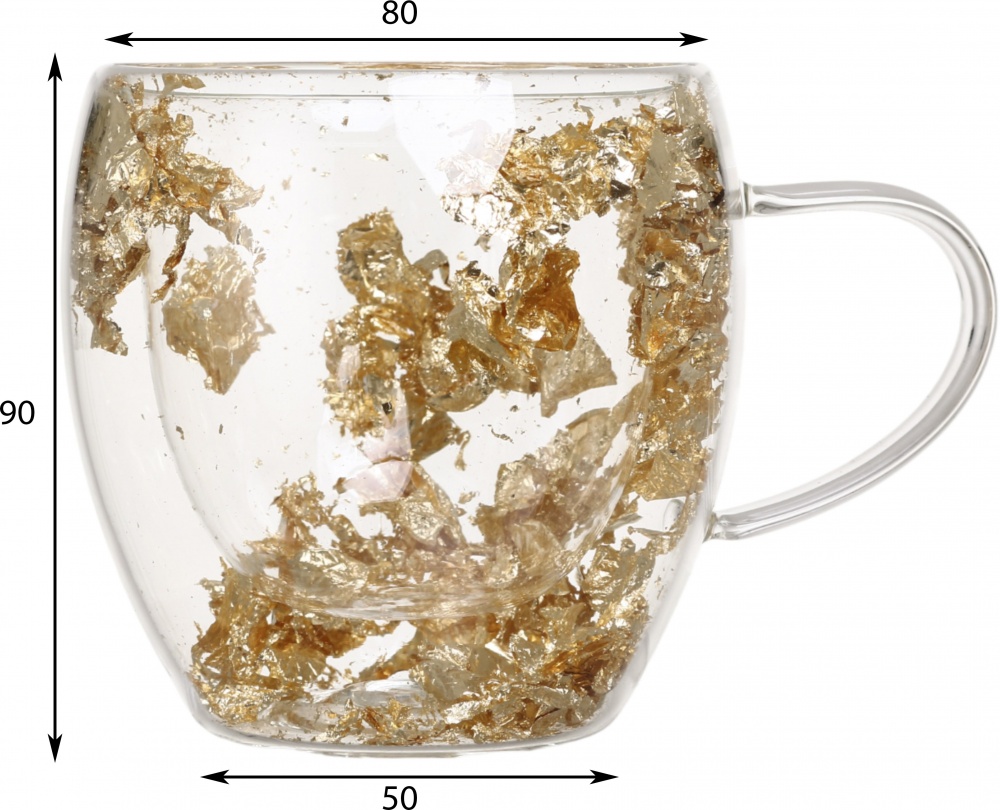 Чашка Fiora Golden glow 250 мл