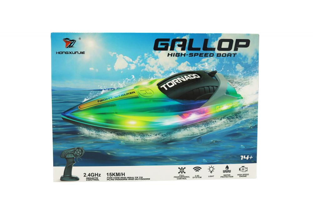 Катер на радиоуправлении Qunxing Toys TORNADO HJ819