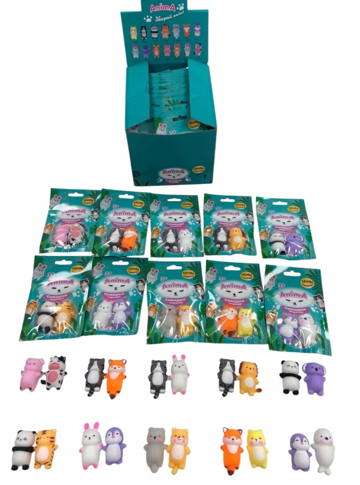 Набір іграшок Monster Gum mochі squishy Солодка парочка SK25002