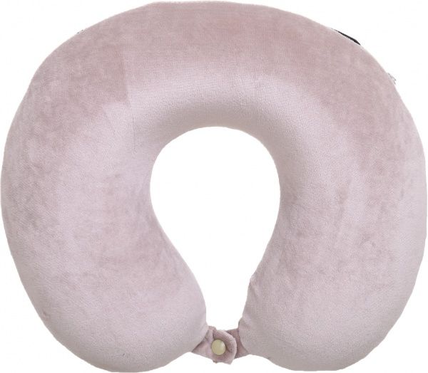 Подушка дорожня ортопедична світло сіра 30х30х9 см Luna