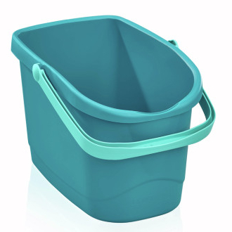 Відро звичайне Leifheit Power Clean 10 л бірюзовий