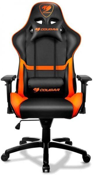 Крісло Cougar Armor чорно-помаранчевий 