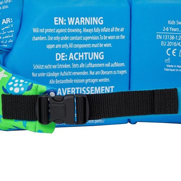 Нарукавники TECNOPRO KIDS SWIM AID Kids swim aid SS20 303322-901687 салатовые