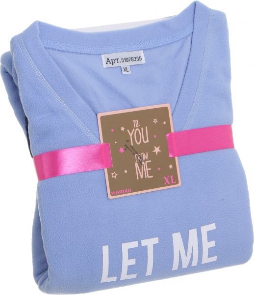 Костюм домашний женский La Nuit Butterfly р. L голубой с синим 