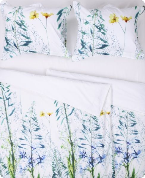 Комплект постільної білизни priority sa білий із зеленим Vandyck 