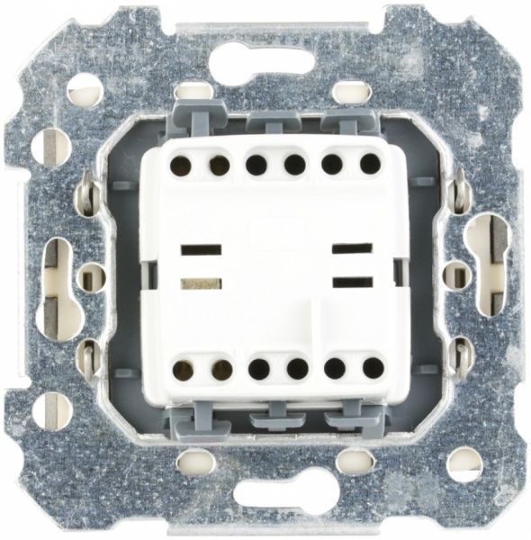 Выключатель одноклавишный Siemens Iris с подсветкой 16 А 250В IP20 сталь нептун 18505-L AN