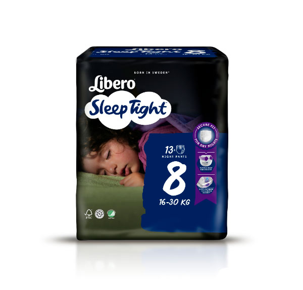 Підгузки-трусики Libero Sleep Tight 8 16-30 кг 13 шт.