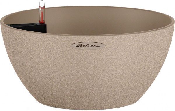 Вазон декоративный Lechuza Cubeto Color 40 круглый 3/11,5л светло-бежевый (13841) 