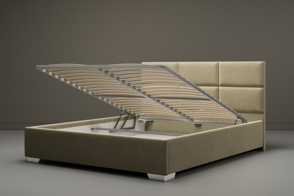 Кровать с подъемным механизмом CAMELIA Эмма 160x200 см темно-бежевый 