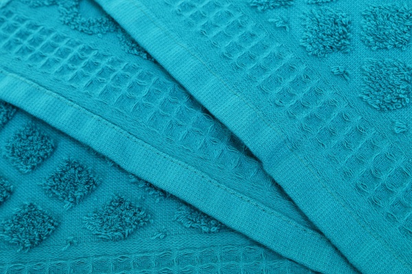 Полотенце махровое Nora 40x70 см бирюзовый 