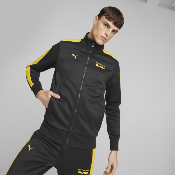 Джемпер Puma PL MT7 TRACK JACKET 53822801 р. L черный