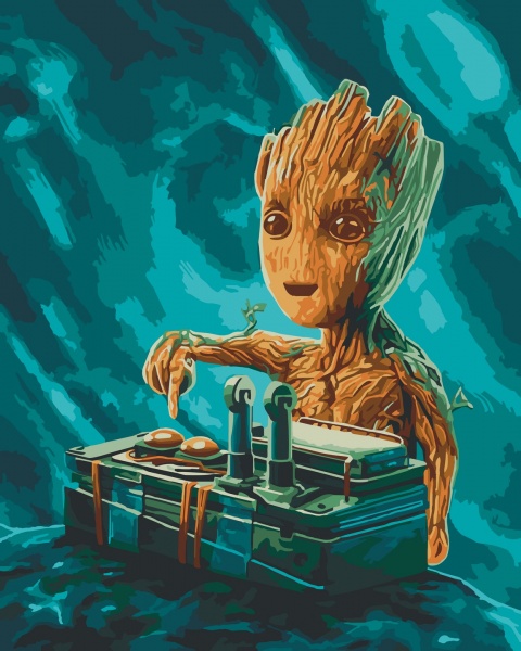 Картина за номерами DJ Малюк Грут 40х50 см ART CRAFT 