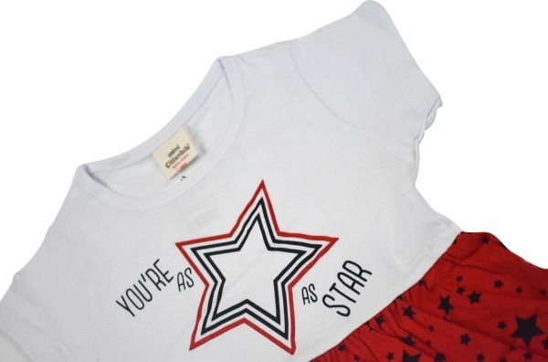 Платье Mini Citlenbir 9181 со звездой р.92 красный 