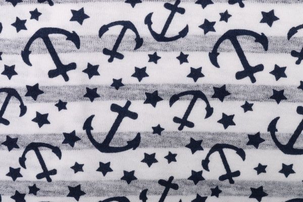 Человечек Фламинго ясельный Якоря р.74 молочный с синим 647-117-9 