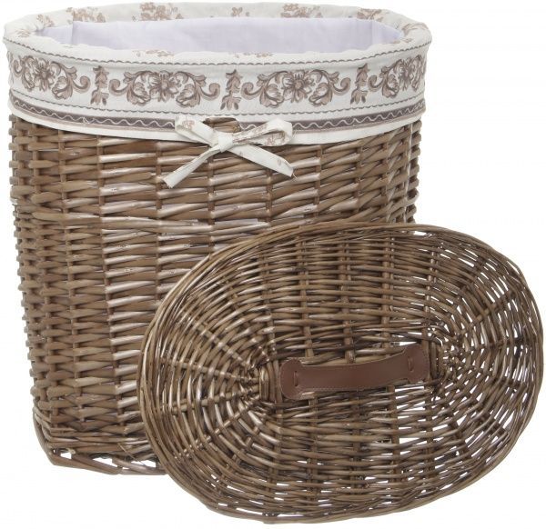 Кошик плетений з текстилем 44х30х48 см HQ13-52CD-2 