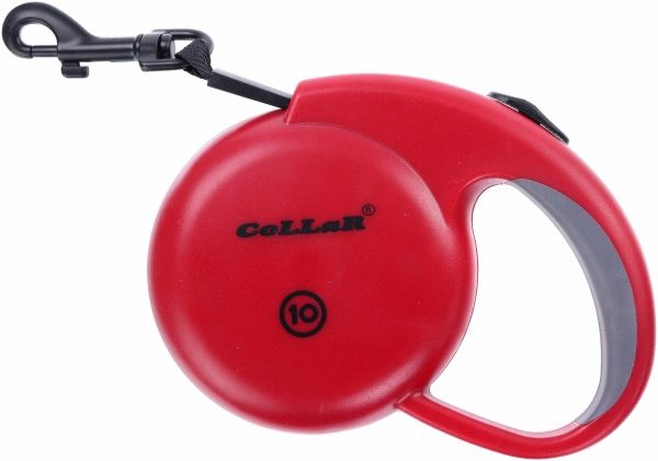 Повідець-рулетка Collar Control до 10 кг 3 м червоний 81203