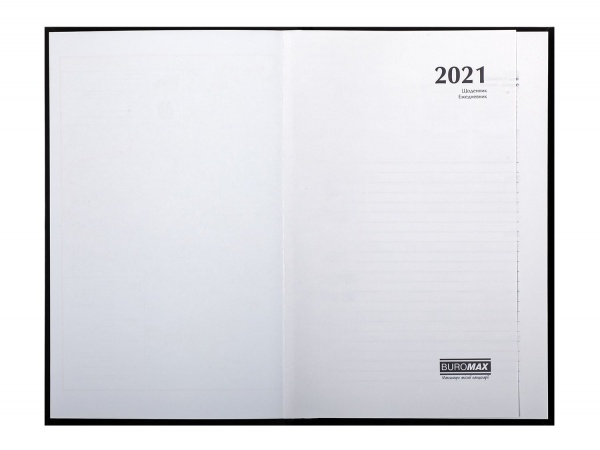 Щоденник датований Pretty блакитний лінія Buromax Bravo A5 2021 BM.2184-14