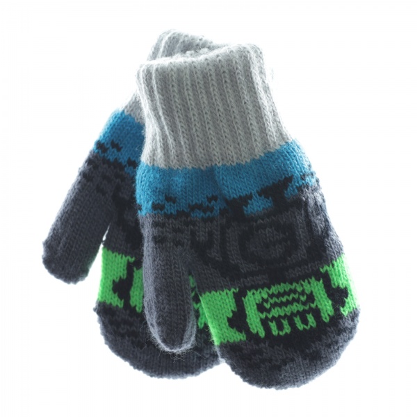 Варежки Margot Bis Robot р.11 темно-серый 8456 