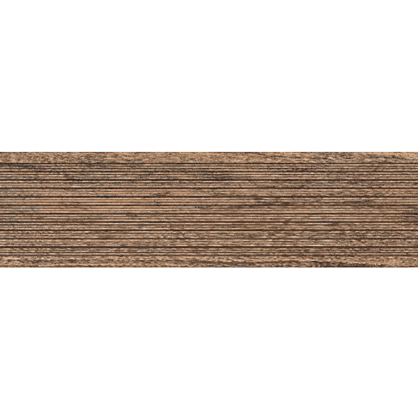 Плитка Інтеркерама Lamina 87 032 150х600 мм темно-коричнева