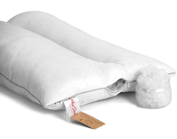Подушка ортопедична DeLuxe EcoSoft Silver 565ортопедична 50х70 см (2200000625168) MirSon
