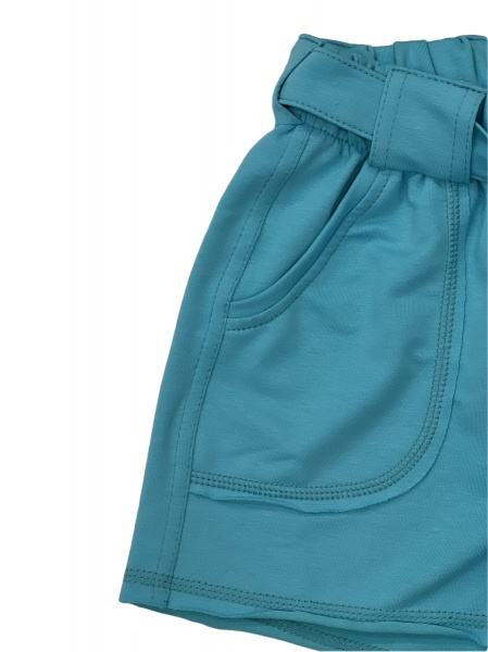 Шорты для девочек JOIKS р.140 бирюзовый SH-07 
