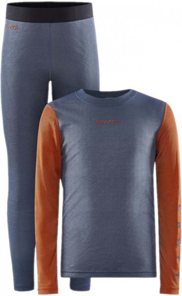 Комплект термобілизни Craft CORE WARM BASELAYER SET 1909712-362580 р.146/152 синій