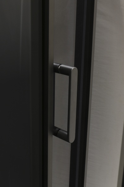 Огородження душове EGO Wave Black 1200х900х2000 мм 