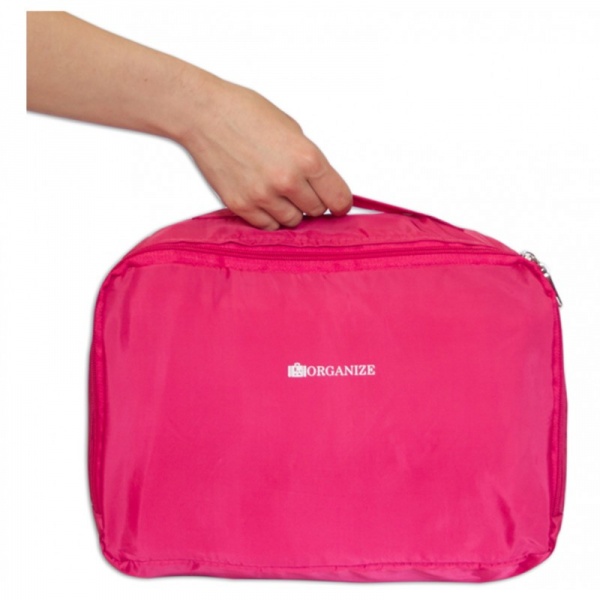 Органайзер Organize дорожный в чемодан для вещей 5 шт. розовый 
