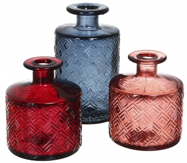 Ваза стеклянная San Miguel Nihon 12 см светло-розовая 